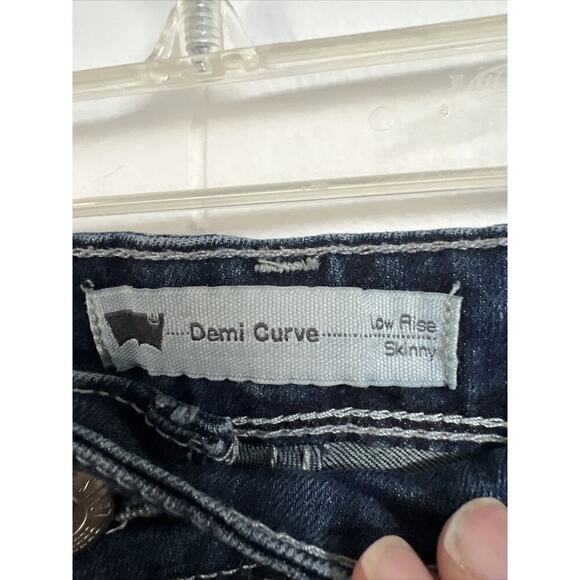 EUC Levi's Demi Curve Women's Low Rise Skinny Stretch Blue Jeans Size 31x30 - Picture 2 of 6
